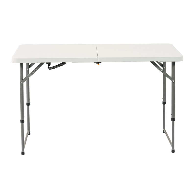 Lightweight 122cm White Plastic Folding Table