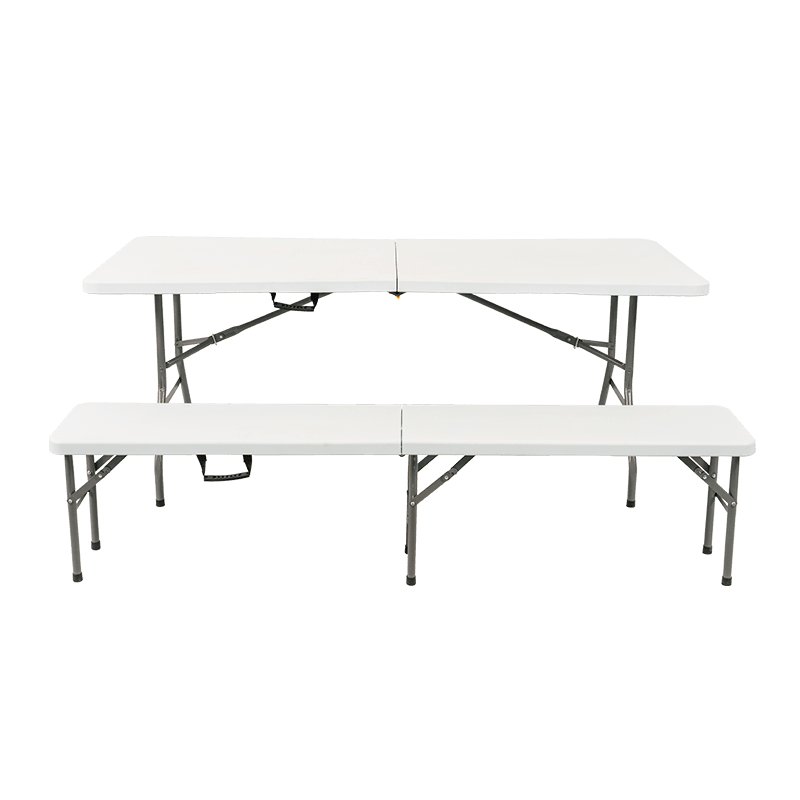 180cm Double-Sided Plastic Rectangular Dining Table