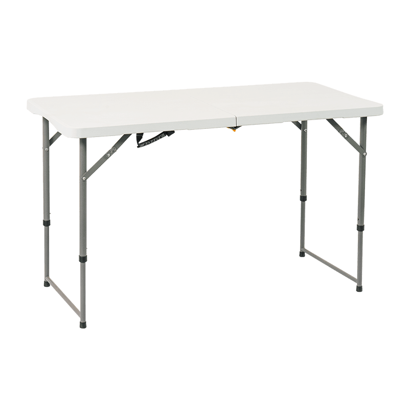 Lightweight 122cm White Plastic Folding Table