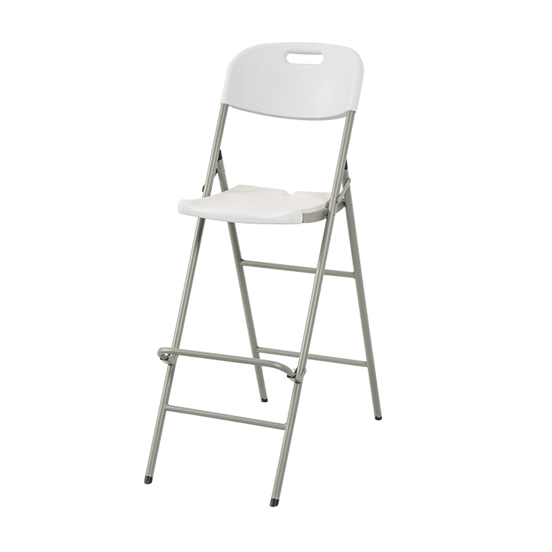 Bar Height Folding Chair With Backrest